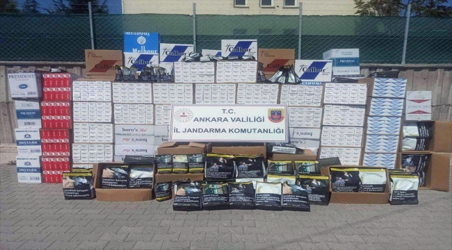 Ankara'da 1 milyon 917 bin makaron ele geçirildi