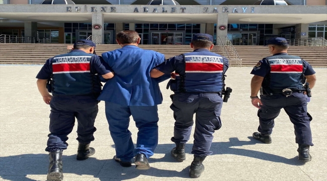 Antalya'da aranan cinayet şüphelisini jandarma Edirne'de yakaladı