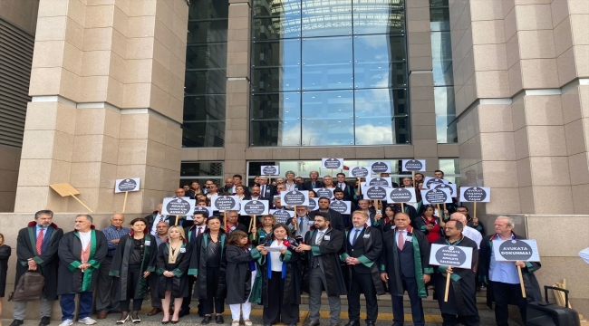  Avukatlara yönelik saldırılar İstanbul'da protesto edildi