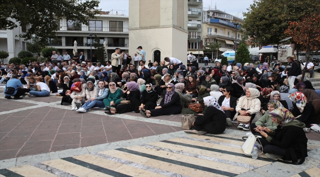 Batı Trakyalı Türklerin, azınlık okulundaki "dönüşümlü eğitim protestosu" sürüyor