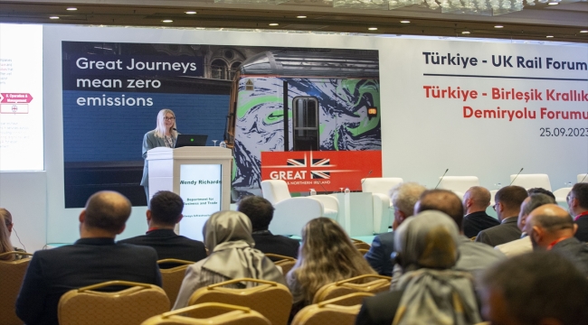 Birleşik Krallık-Türkiye Demiryolu Forumu'nun ikincisi Ankara'da yapıldı