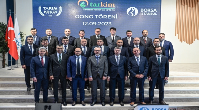Borsa İstanbul'da gong Tarkim Bitki Koruma Sanayi ve Ticaret AŞ için çaldı