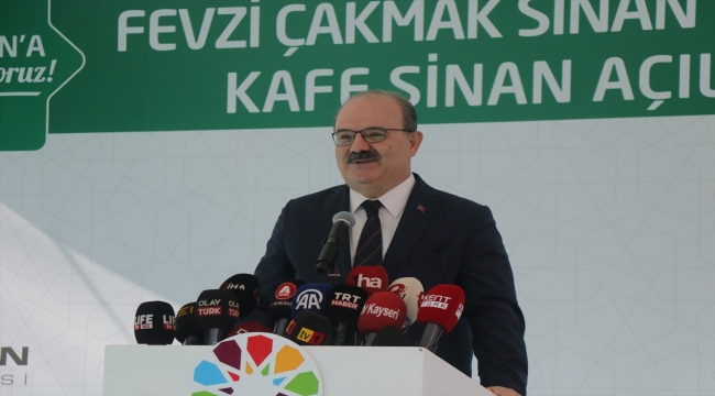 Çevre, Şehircilik ve İklim Değişikliği Bakanı Özhaseki, Kayseri'de konuştu