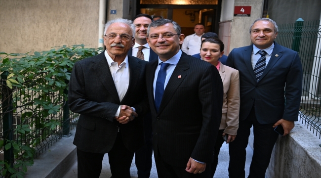 CHP Grup Başkanı Özel, Murat Karayalçın ve ADD'yi ziyaret etti