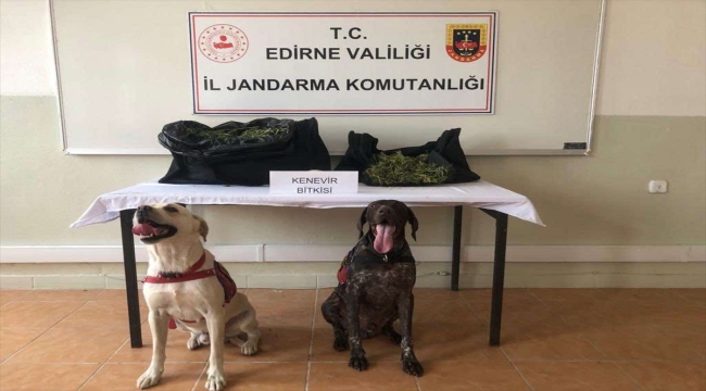 Edirne'de 6 kilo 938 gram esrar ele geçirildi