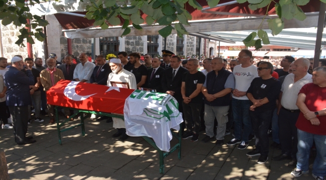 Görelespor Kulübü Başkanı gazi Engin Camadan'ın cenazesi defnedildi