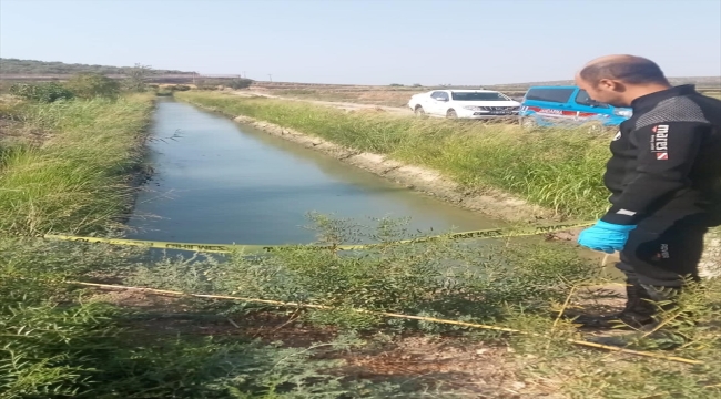 Hatay'da sulama kanalında ceset bulundu