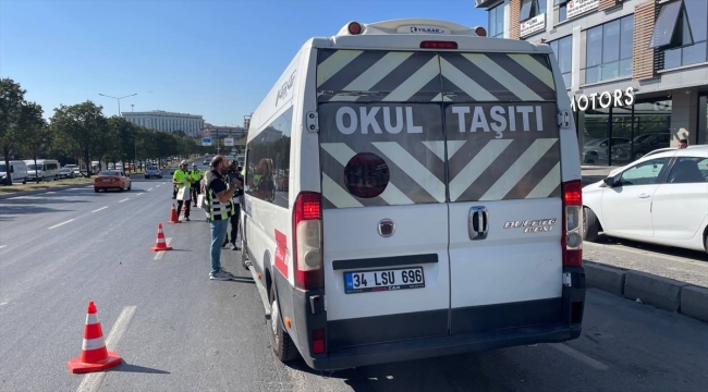 İstanbul'da okul servisleri dron ile denetlendi