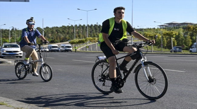 Kanser hastaları ve hekimler lenfomaya dikkati çekmek için pedal çevirdi