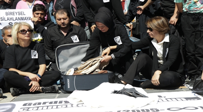 Kayseri'de öldürülen Edanur'un ailesi oturma eylemi yaptı