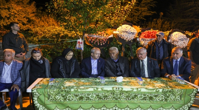 Kılıçdaroğlu'ndan Bitlis POMEM Müdürü Kaman'ın ailesine taziye ziyareti