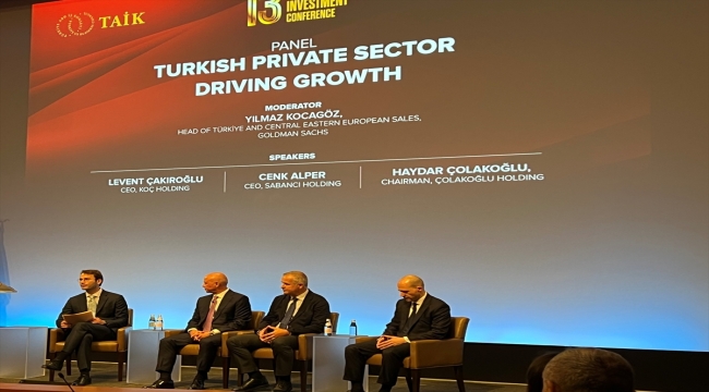 Koç Holding CEO'su Çakıroğlu New York'taki Türkiye Yatırım Konferansı'nda konuştu