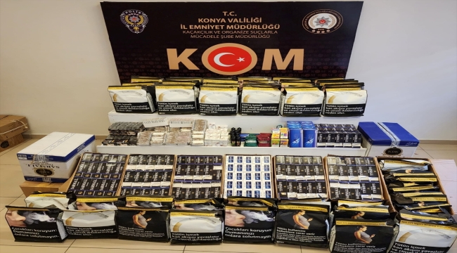 Konya'da kaçakçılık operasyonunda 7 şüpheli yakalandı