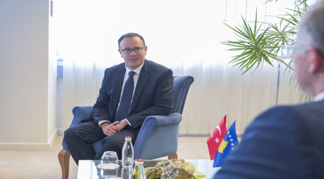 Kosova Başbakan Yardımcısı Bislimi, Türkiye'nin Priştine Büyükelçisi Angılı'yı kabul etti
