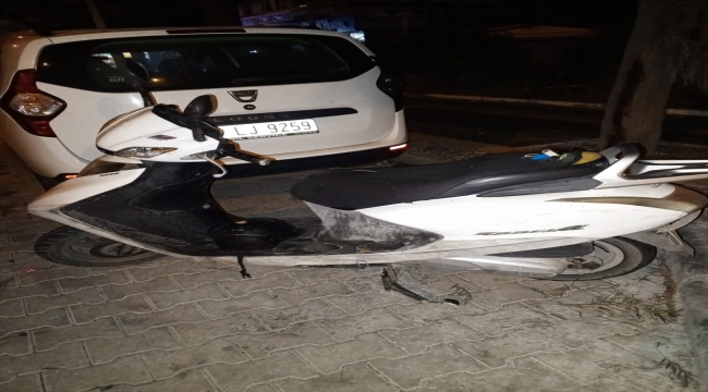 Marmaris'te devrilen motosikletin sürücüsü hastanede öldü