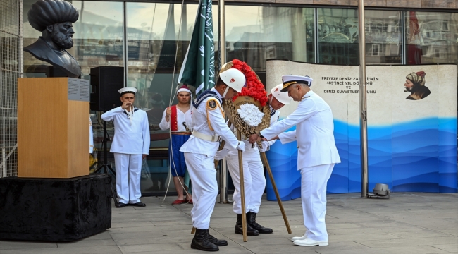 Preveze Deniz Zaferi'nin 485'inci yıl dönümü ve Deniz Kuvvetleri Günü İstanbul'da kutlandı