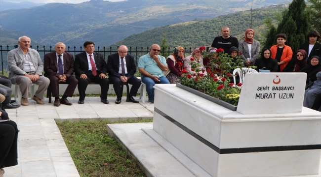 Şehit Başsavcı Murat Uzun, Samsun'daki kabri başında anıldı