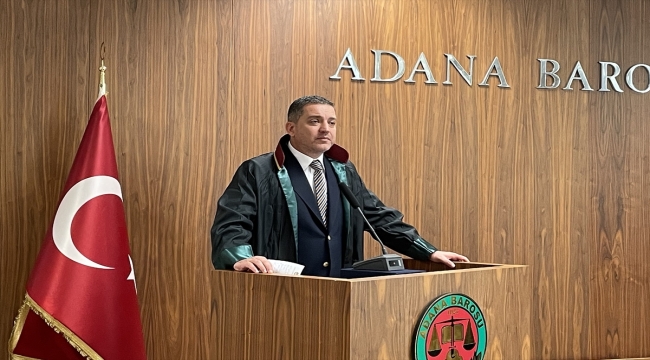 TBB Başkanı Sağkan, Adana'da Adli Yıl Açılış Töreni'nde konuştu