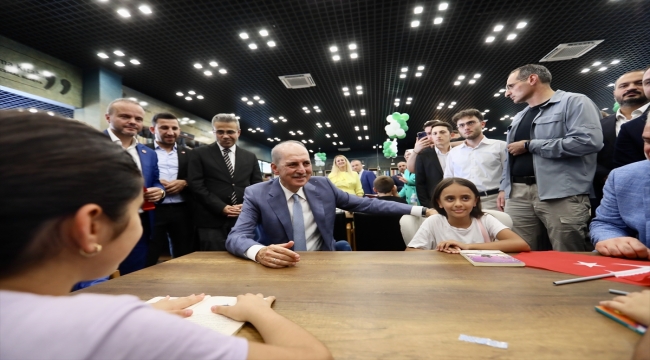 TBMM Başkanı Kurtulmuş, Gaziosmanpaşa'da Farika Kitaplı Kahve'nin açılışında konuştu