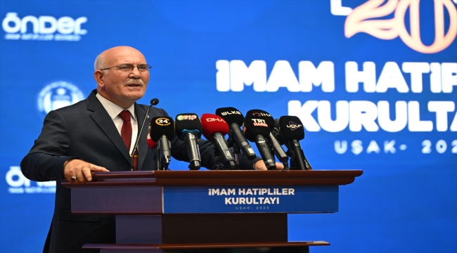 TBMM Başkanı Kurtulmuş, ÖNDER 20. İmam Hatipliler Kurultayı'nda konuştu