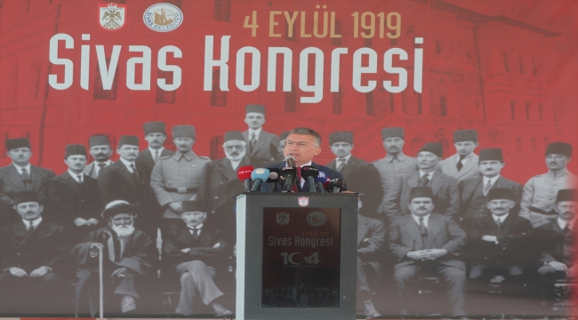 TBMM Başkanı Kurtulmuş, Sivas Kongresi'nin 104. yıl dönümü programında konuştu