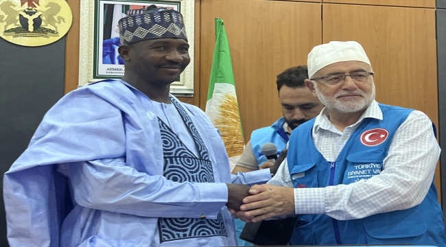 TDV Genel Müdürü Turan, Nijerya'nın Sokoto Eyalet Valisi ile görüştü