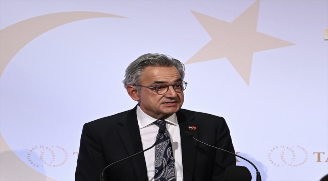Ticaret Bakanı Bolat, Türkiye-ABD İş Konseyinin yuvarlak masa toplantısında konuştu