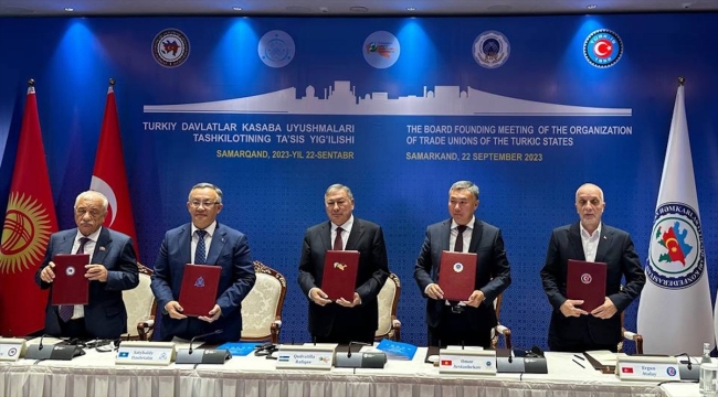 Türk Devletleri Sendikalar Teşkilatı Özbekistan'da düzenlenen toplantıyla kuruldu