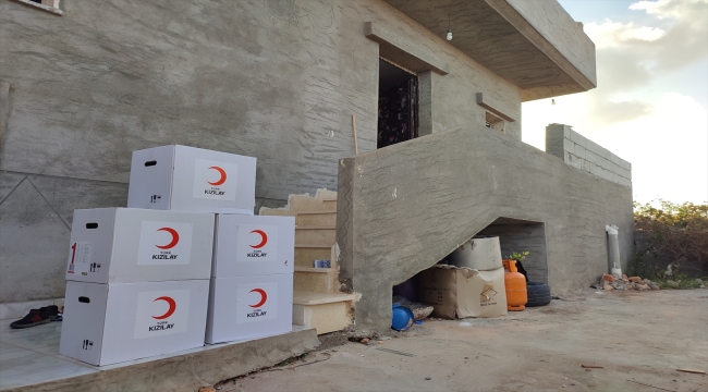 Türk Kızılay, 150 tonu aşkın insani yardım malzemesini Libya'ya ulaştırdı 
