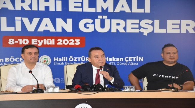 "Türk'ün ilk er meydanı" Elmalı'da güreş heyecanı başlıyor