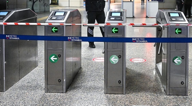 Yenikapı-Hacıosman metrosunun bir bölümünde seferler yapılamıyor