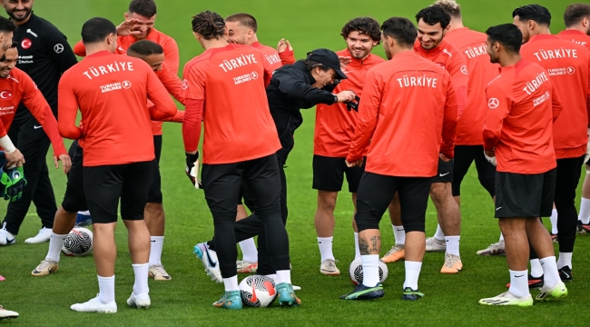 A Milli Futbol Takımı, Hırvatistan maçı hazırlıklarına başladı
