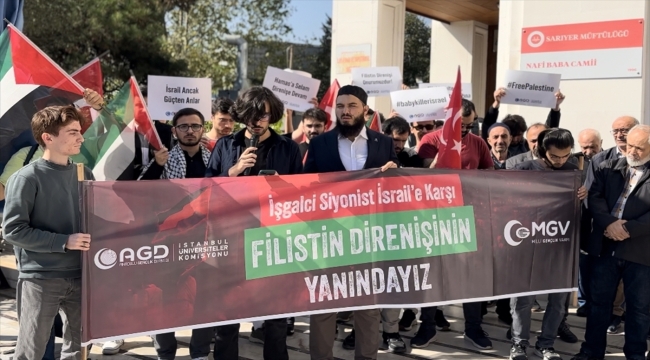 AGD'li Boğaziçi Üniversitesi öğrencilerinden Filistin'e destek