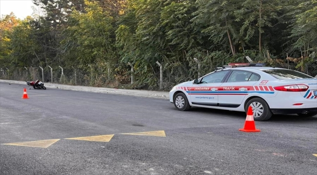 Amasya'da devrilen motosikletin 13 yaşındaki sürücüsü öldü