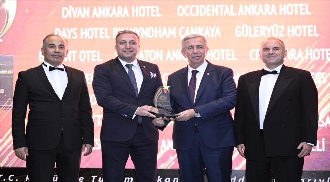 Anadolu Ankara Turizm İşletmecileri Derneği "Turizmin En'leri"ni ödüllendirdi