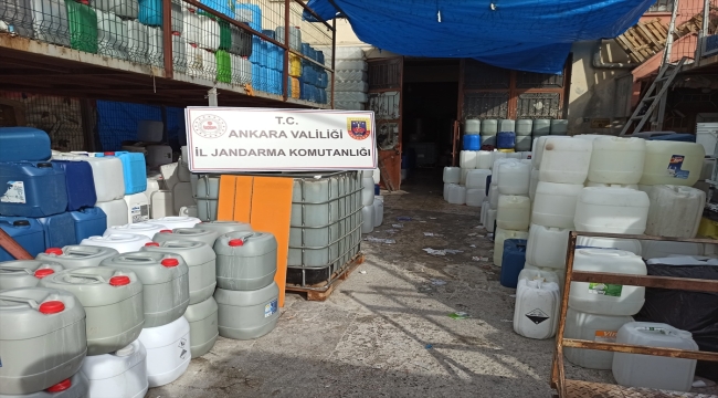 Ankara'da 20 ton sahte deterjan ele geçirildi