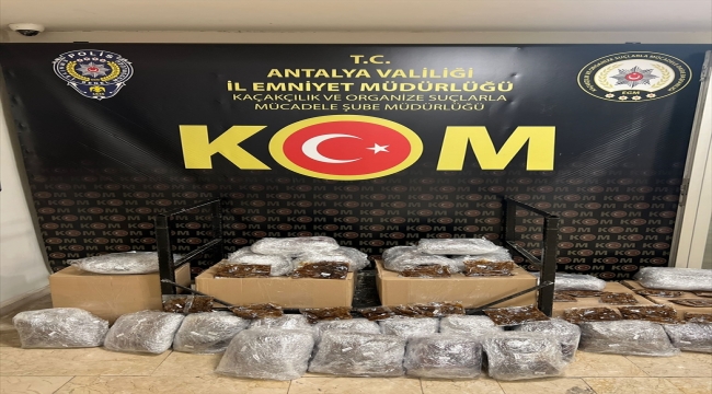 Antalya'da kaçakçılık operasyonunda 6 şüpheli yakalandı