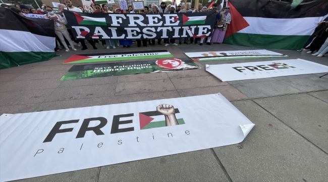 Cenevre'de "Filistin'le dayanışma" mitingi düzenlendi