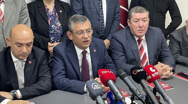 CHP Genel Başkan adayı Özel, Zonguldak'ta konuştu