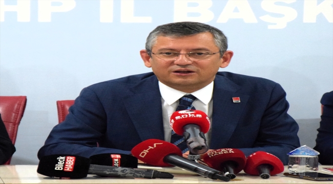 CHP Genel Başkan adayı Özgür Özel, Bilecik'te konuştu
