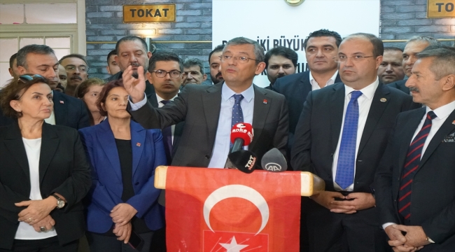 CHP Genel Başkan adayı Özgür Özel, Tokat'ta konuştu