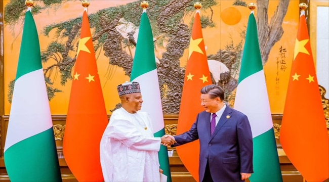 Çin, Nijerya'nın demir yolu projelerini finanse etme taahhüdünde bulundu
