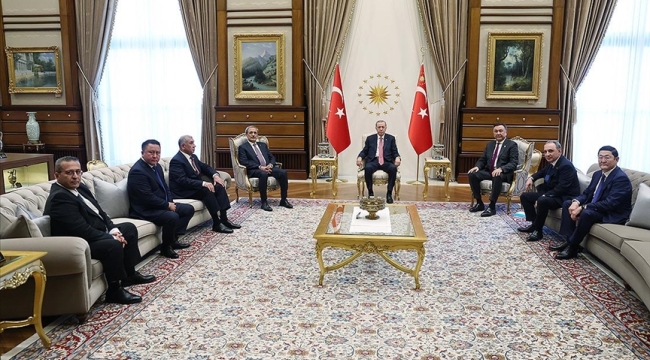 Cumhurbaşkanı Erdoğan, Türk Devletleri Teşkilatı başsavcılarını kabul etti