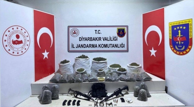 Diyarbakır'da 72 kilogram esrar ele geçirildi