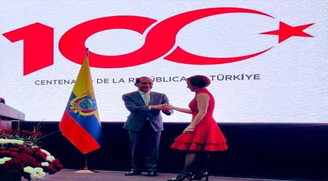 Ekvador'da Türkiye Cumhuriyeti'nin 100. yıl dönümü kutlandı