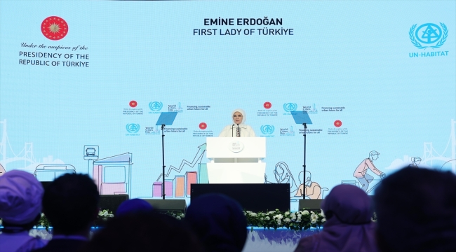 Emine Erdoğan, "Dünya Şehirler Günü" programında konuştu