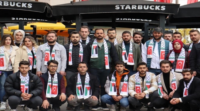 Erzurum'da AK Parti ve Saadet Partisi'nden İsrail'e tepki