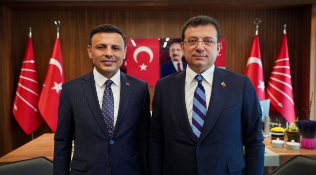 İBB Başkanı İmamoğlu, CHP İstanbul İl Başkanı Çelik'i tebrik etti