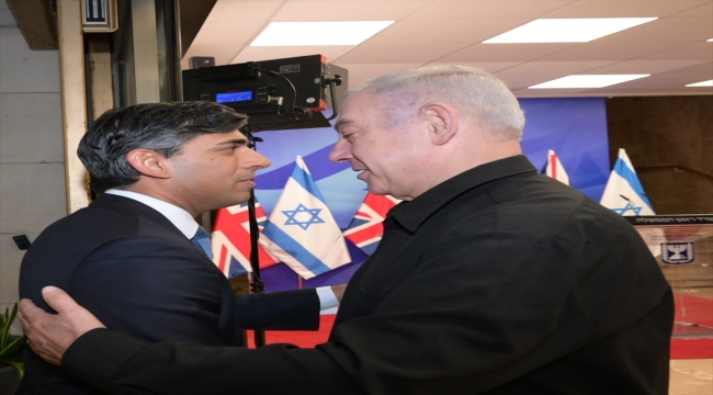 İngiltere Başbakanı Sunak, ülkesinin İsrail'e desteğini yineledi