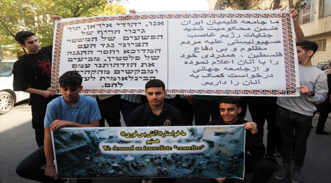 İran'daki Yahudi toplumu İsrail'in Gazze'ye yönelik saldırılarını kınadı
